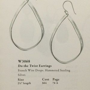 Silpada Do the Twist earrings